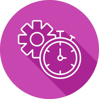 Optimizasyon web simgesi, vektör illüstrasyonu