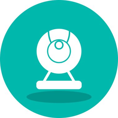Web kamera simge vektör çizim
