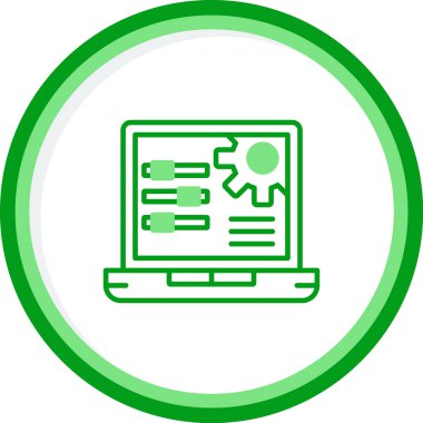 Teçhizat. Web simgesi basit illüstrasyon