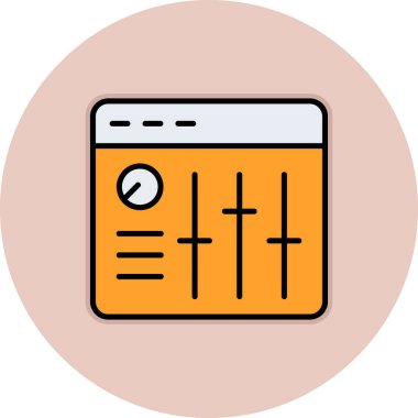 Ses Karıştırıcı vektör çizimi