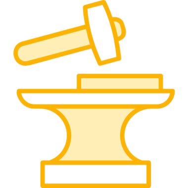 Demirci. Web simgesi basit illüstrasyon          