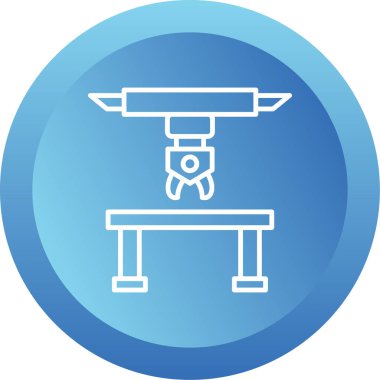 robot kolu web simgesi vektörü