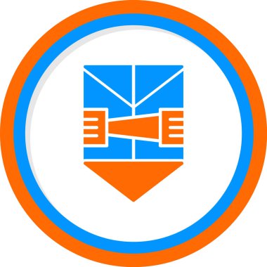 Prizma. Web simgesi basit illüstrasyon                 