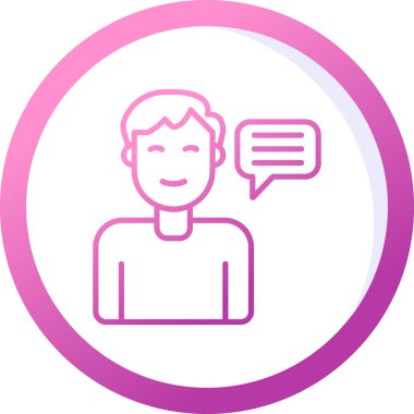 Tavsiye Ağı simgesi basit illüstrasyon