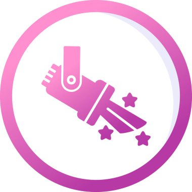 Spotlight simgesi, web basit illüstrasyon