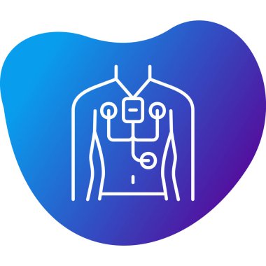 Telemetri web simgesi vektör illüstrasyonu