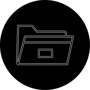 Dosya. Web simgesi basit illüstrasyon 