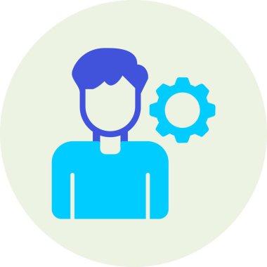 kişisel beceri simgesi, vektör illüstrasyonu basit tasarım