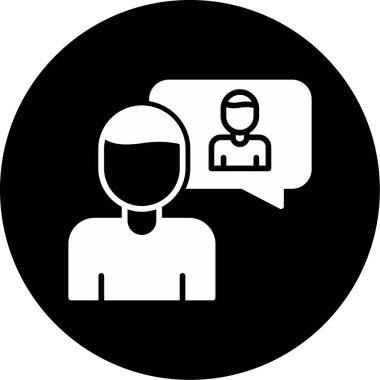 öz farkındalık simgesi, vektör illüstrasyonu basit tasarım