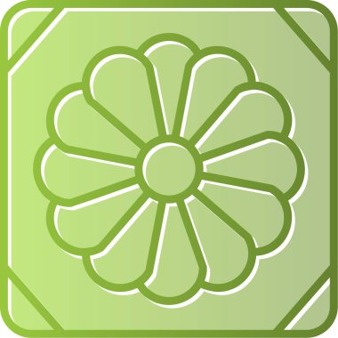 Döşeme. Web simgesi basit illüstrasyon