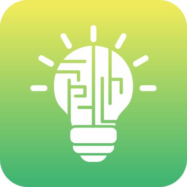 yaratıcı Mantık simgesi vektör çizimi