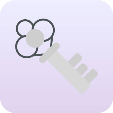 Anahtar. Web simgesi basit illüstrasyon 