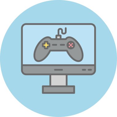 oyun simge vektör çizim 