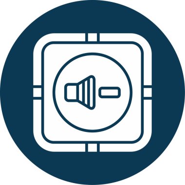 Cilt Aşağı simge, vektör illüstrasyon basit tasarım