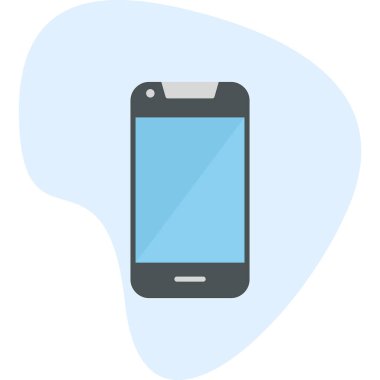 Smartphone web simgesi, vektör çizim 