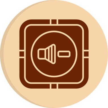 Cilt Aşağı simge, vektör illüstrasyon basit tasarım