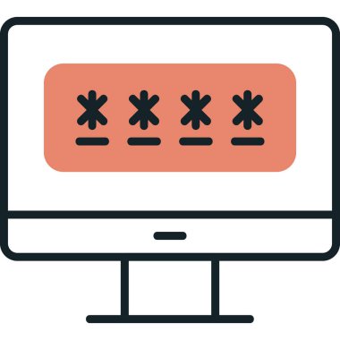 password web icon vector illustration 