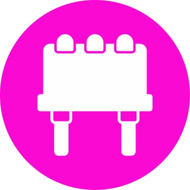 Billboard web simgesi, vektör çizim 