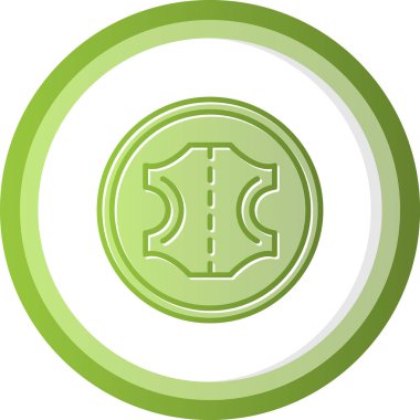 Deri ağ simgesi, vektör çizimi