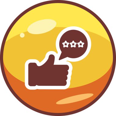 Geri bildirim simgesi, vektör illüstrasyon tasarımı 