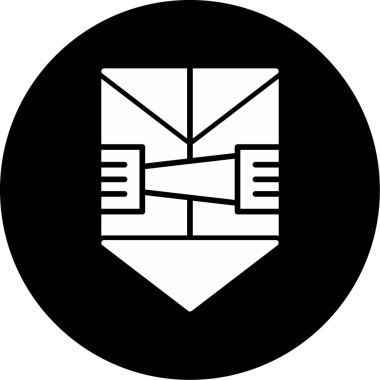 Prizma. Web simgesi basit illüstrasyon                 