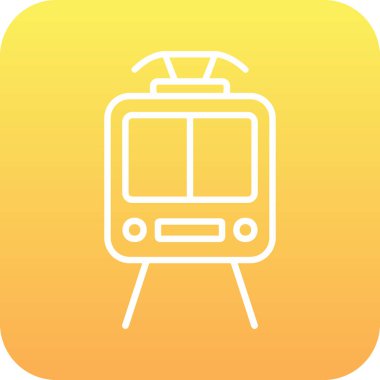 Web simgesi tren, illüstrasyon vektör 