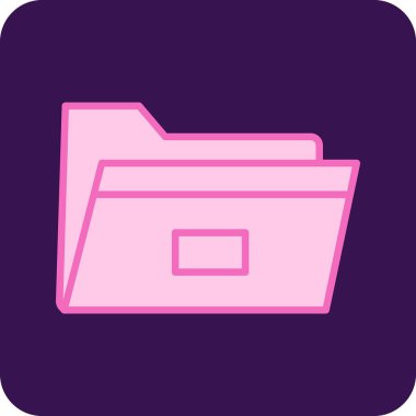 Dosya. Web simgesi basit illüstrasyon 