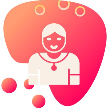 Jimnastik eğitmeni web simgesi, vektör illüstrasyonu