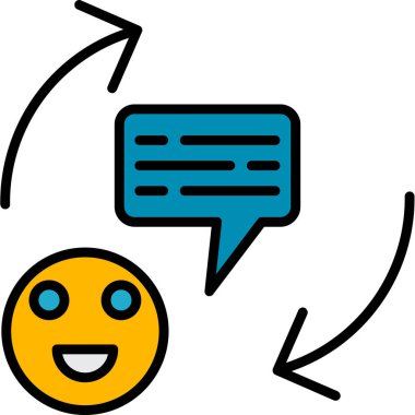 Geribildirim simgesi vektör yanılsaması