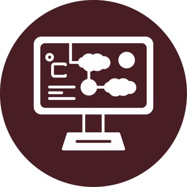 Meteoroloji ikonu ana hatları. vektör illüstrasyonu 