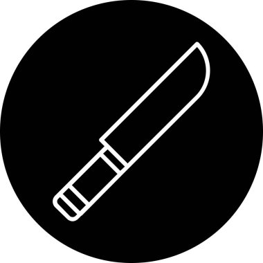 Bıçak. Web simgesi basit illüstrasyon 