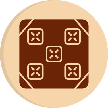 Döşeme. Web simgesi basit illüstrasyon