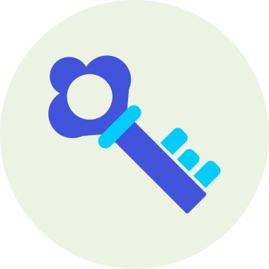 Anahtar. Web simgesi basit illüstrasyon 