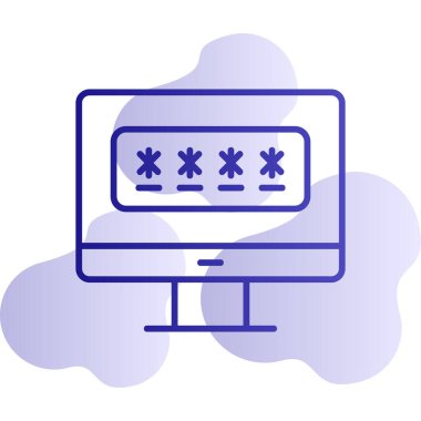 password web icon vector illustration 