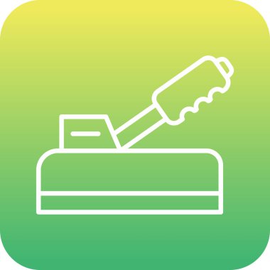 El freni simgesi vektör çizimi