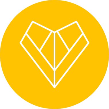 Kalp. Web simgesi basit tasarım 