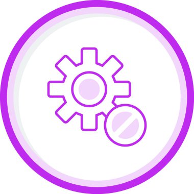 Blok simgesinin vektör illüstrasyonu