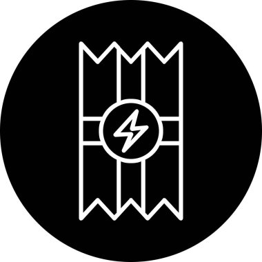 Enerji Çubuğu ikonu vektör illüstrasyonu