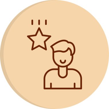 Hırs simgesi, vektör illüstrasyonu 