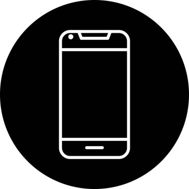 Smartphone web simgesi, vektör çizim 