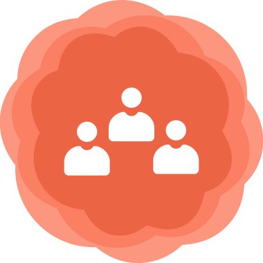 Adaylar web simgesi vektör illüstrasyonu 