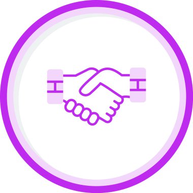 Tokalaşın. Web simgesi basit illüstrasyon 