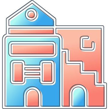 vektör evi oluşturma simgesi, modern tasarım illüstrasyonu 