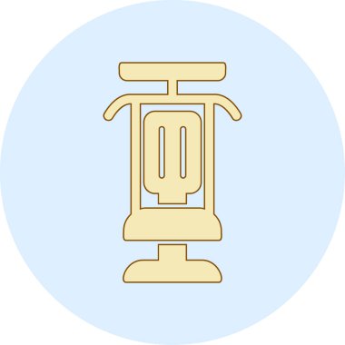 Modern Gym Machine simgesinin vektör çizimi         