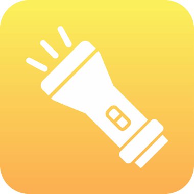 el feneri. Web simgesi basit illüstrasyon