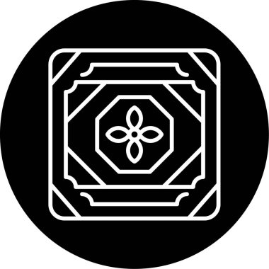 Döşeme. Web simgesi basit illüstrasyon