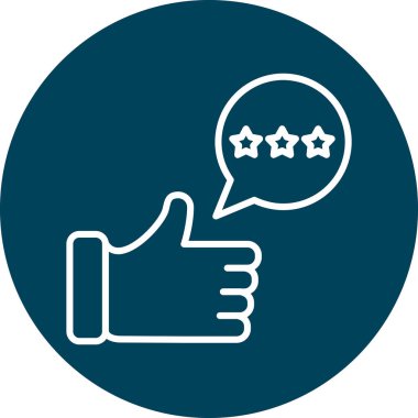 Geri bildirim simgesi, vektör illüstrasyon tasarımı 