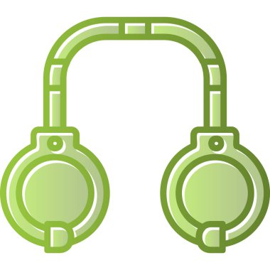 kelepçe ikon vektör illüstrasyonu