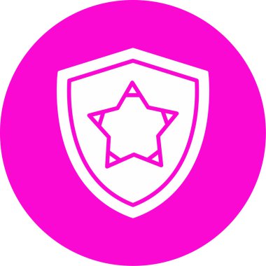 yıldız web simgesi basit illüstrasyon 