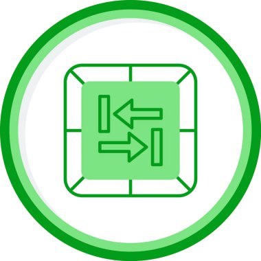 Sekme Anahtarı Web simgesi vektör çizimi